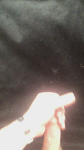 Pierced Cum Masturbating gif