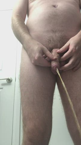 Balls Cock Daddy Naked Piss Pissing gif