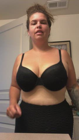 How about a #tittydrop while I get ready for the day