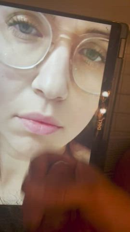 Cumshot on cumtrib request.... shot my load all over her face... still doing cumtribs