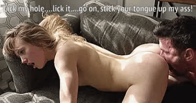 When you finally get to lick your dream woman's ass, and she fucking love it