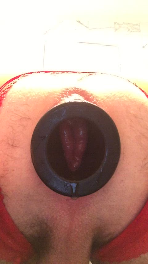 anal play ass spread asshole boy pussy butt plug gape gaping hole prolapse stretched