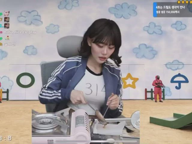 Asian Cute Korean Model gif