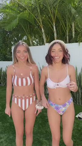 Dancing in a bikini with Bailey