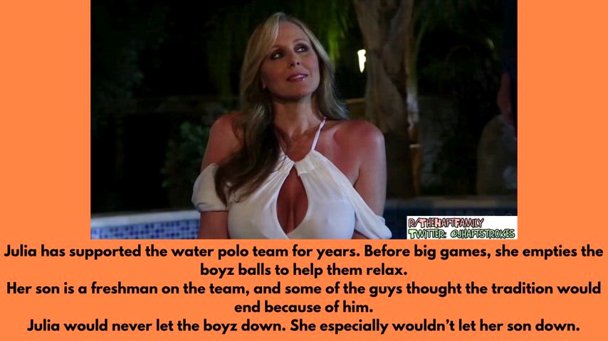 Mom makes all the boys cum, even her son