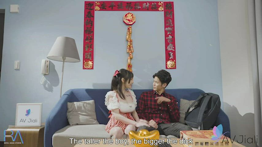 Chinese maid Lina fulfills nerd's wildest sexual desires