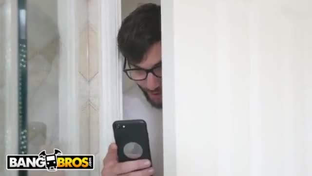 Stepmom caught masturbating