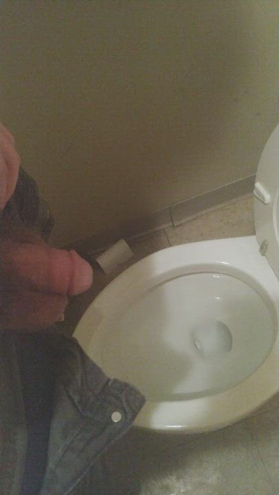 Letting go at work and getting a little hard near the end <3