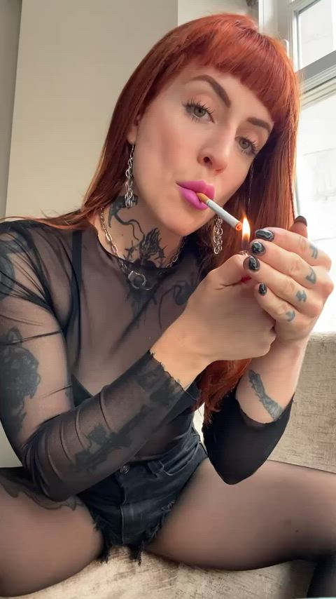 Smoking one while thinking how to fuck you up