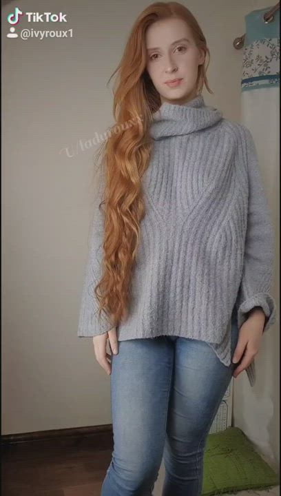 Christmas Redhead Strip gif