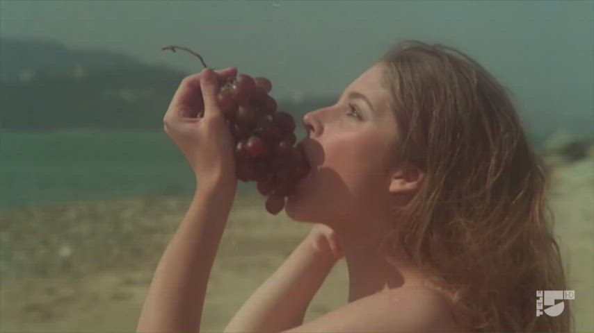 Beach Celebrity Cinema German Nudity Vintage gif