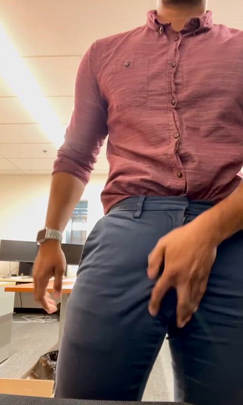 Now if only I had someone at work that would swallow my cock soft and take me hard