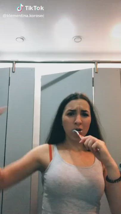 Saliva Spit TikTok gif