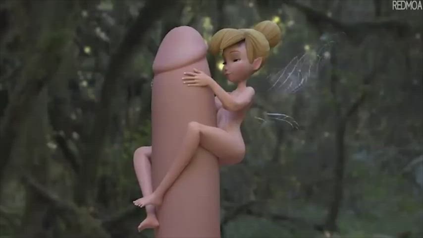 Tinker Bell pleases big cock (Redmoaa)