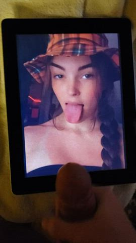 Cum Teen Tribute gif
