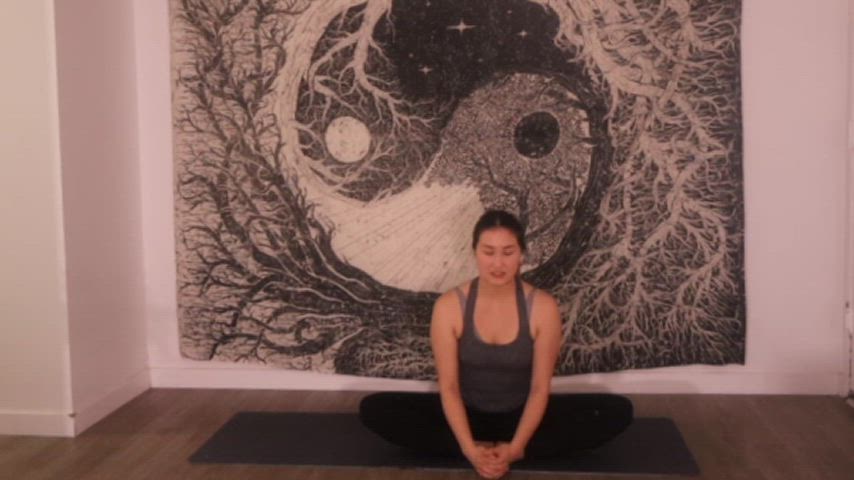fitness stretching yoga gif