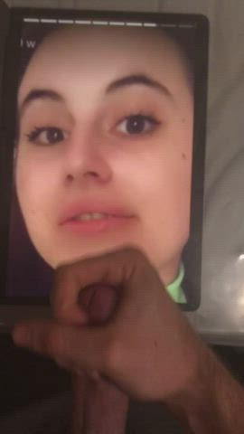Brunette Cum Tribute gif
