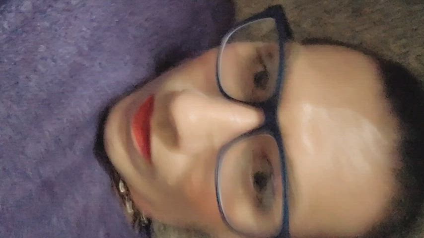 Spurting tons of my cum in my face and mouth