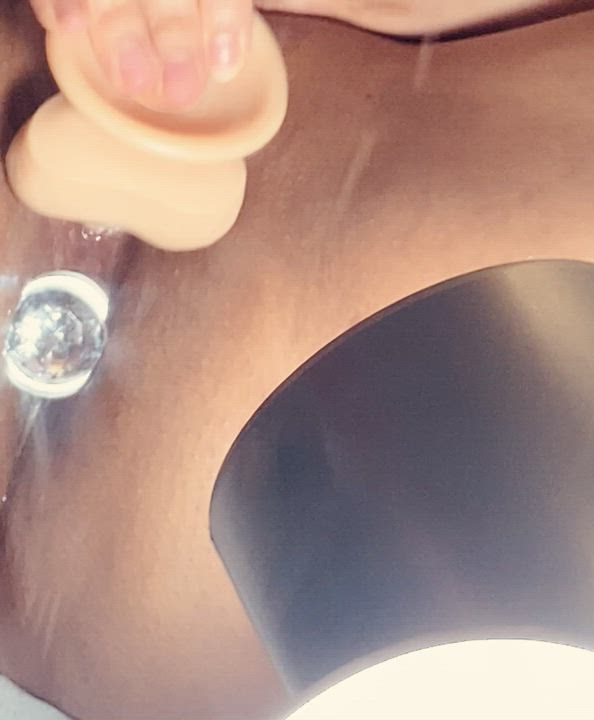 Nothing makes me squirt faster than being double-stuffed