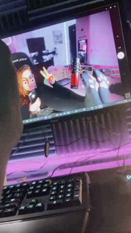Don't worry, the camera can't see what I'm doing under my desk. <3