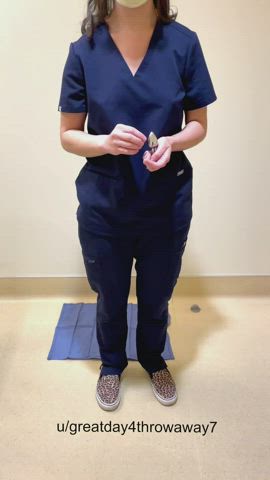 Not only am I a naughty wife, I’m a naughty nurse too…That lets her coworkers