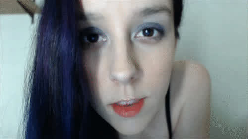 brown eyes humiliation tits gif