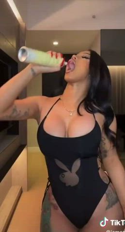 bukkake cardi b celebrity cum cumshot facial latina milf teen gif