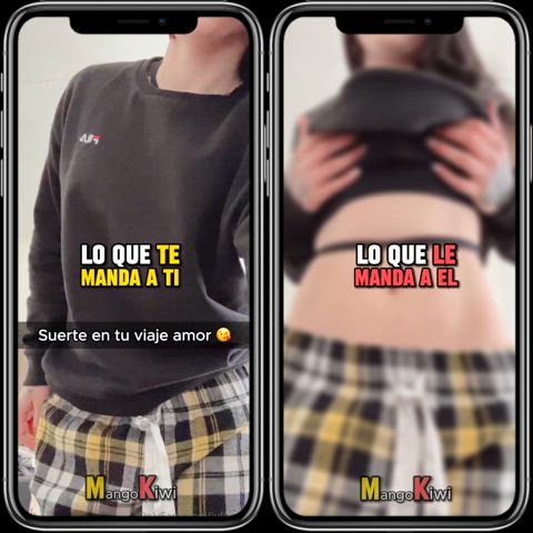 Lo que te manda a ti vs lo que le manda a el 🔥🔥 Upvote si les gusta y quieren