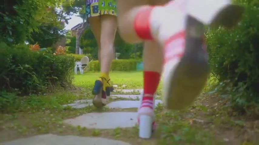 korean panties star gif
