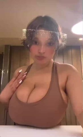 big tits busty huge tits gif