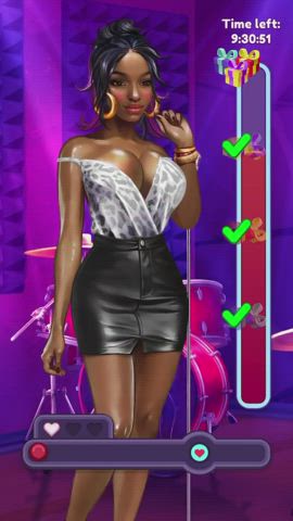 Ebony Erotic Eye Contact gif