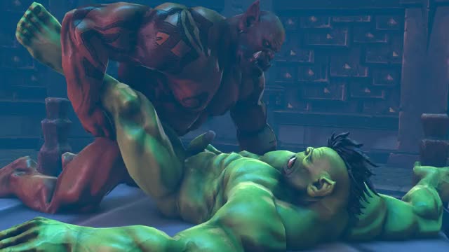3d animation fantasy gay monster cock parody rough sfm gif