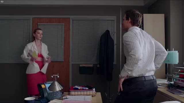 Betty Gilpin - Nurse Jackie - topless scene 2 / sex scene w/ dirty talk