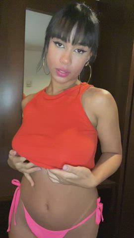 Would you rather cum on my tiny body or in it?