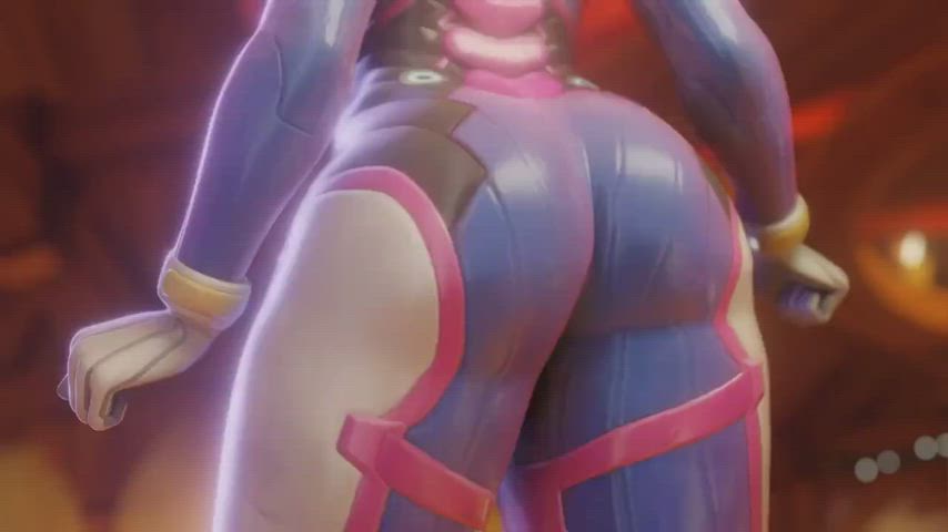 animation asian ass big ass booty curvy korean overwatch thick twerking gif