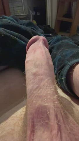 big dick cock jerk off masturbating thick gif