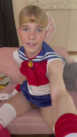 sailor moon strip tease!