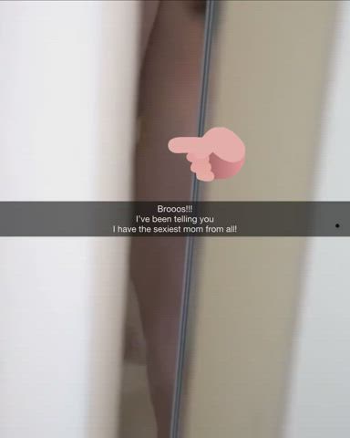 Mom caught me spying on her but it’s cool about it