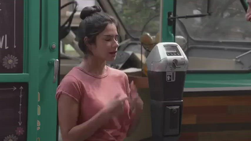bouncing tits celebrity diane guerrero gif