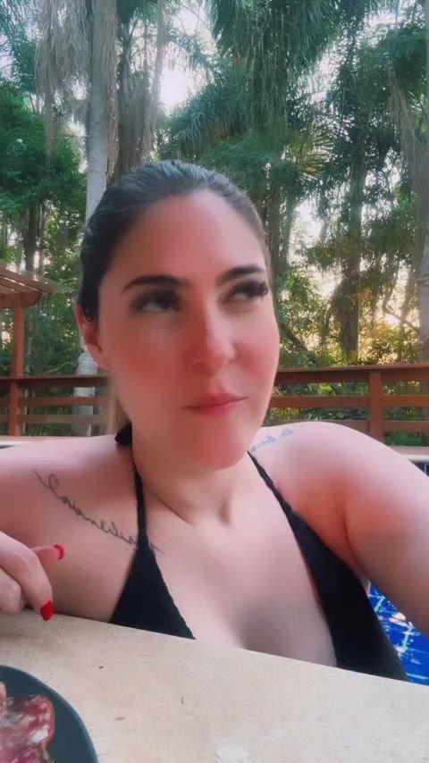 big tits brazilian latina tits gif