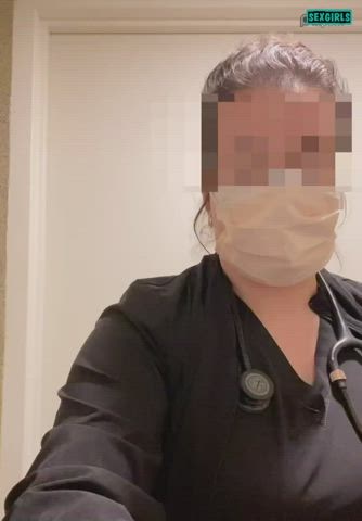 big tits bisexual nipple piercing nurse work gif