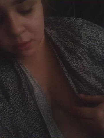 Wifey has taken an interest in wanting you all to see her boobs. Please enjoy.