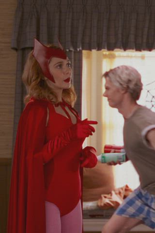 Elizabeth Olsen Tights gif