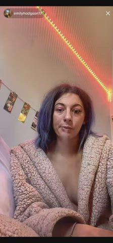 Boobs Braless Downblouse Nipple Nipples Nipslip Tits gif