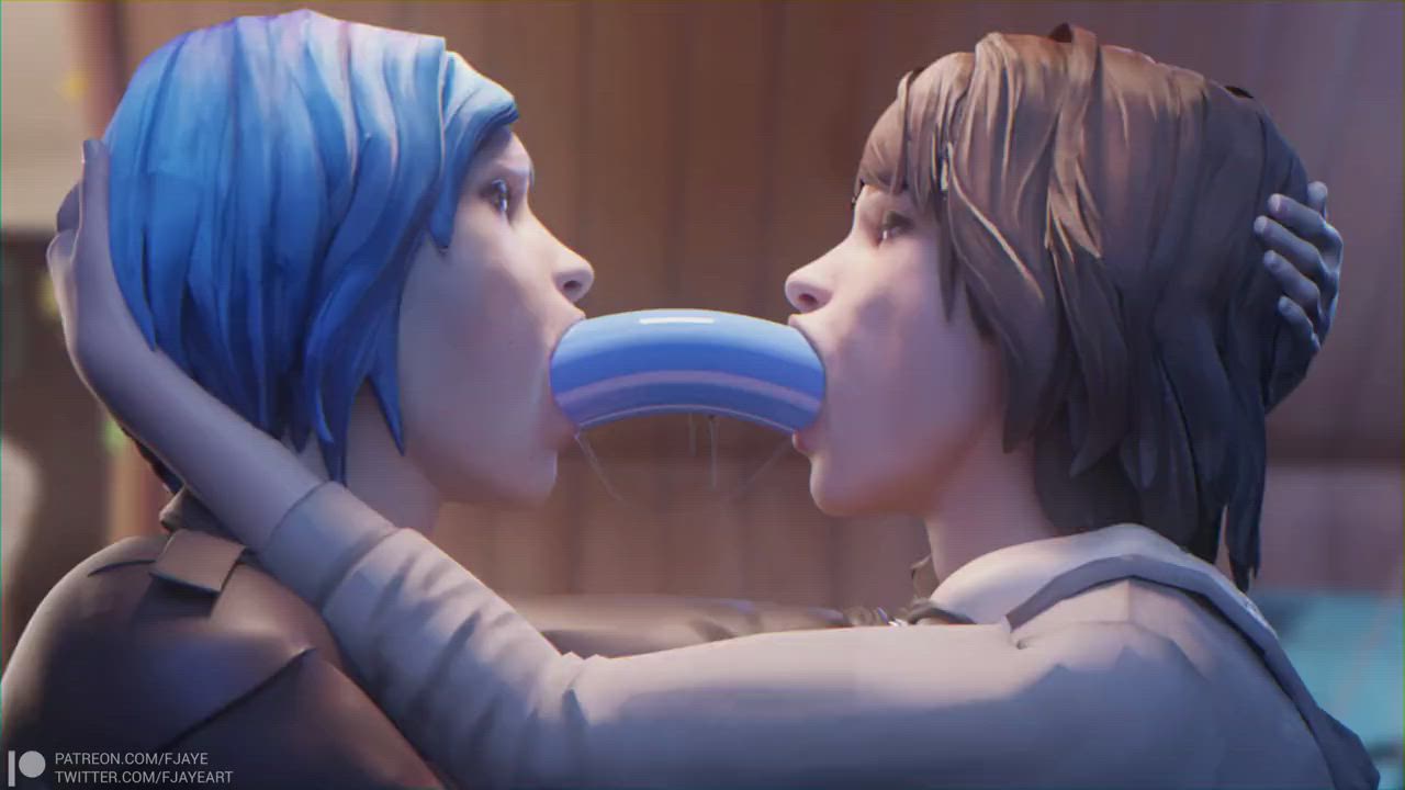 Chloe and Max deepthroating (Fjaye) [Life is Strange]