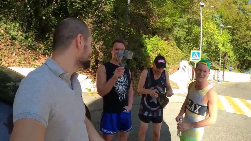 Pick Up - DP - Outdoor Anal Fuck - Katty West on Sea: #oliver-strelly #double-penetration-dp-anal