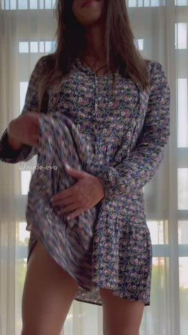 I have a surprise for you under the dress!??