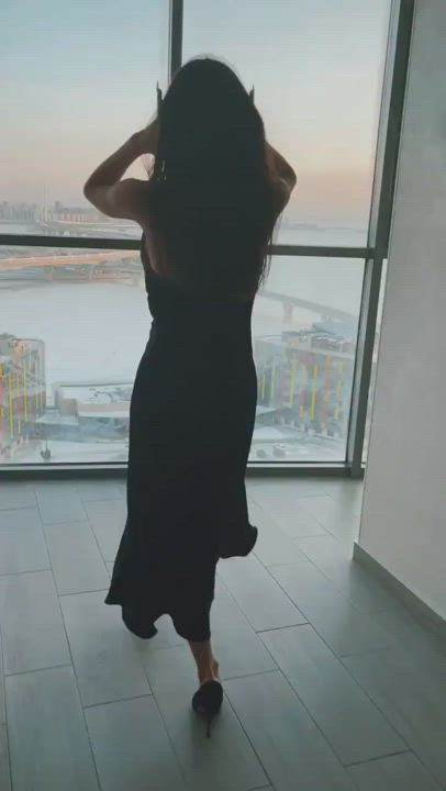 My new breast and this dress make me feel so sexy...