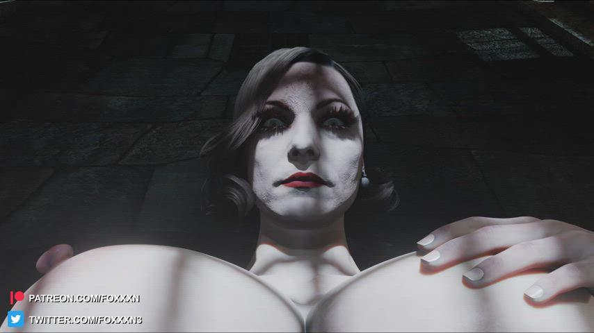 3D Animation Big Dick Big Tits Foreskin Futanari Hentai Rule34 gif