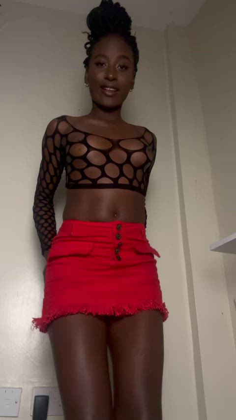 ebony fishnet tits gif